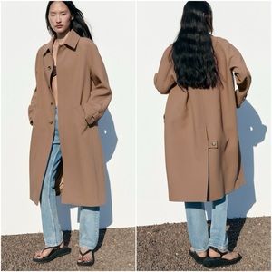 🆕 ZARA Long Pocket Coat